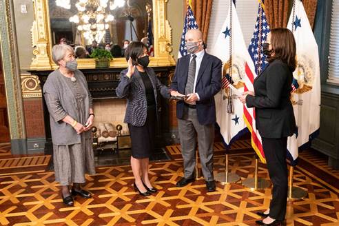 KATHERINE C. TAI SWORN IN AS USTR AMBASSADOR